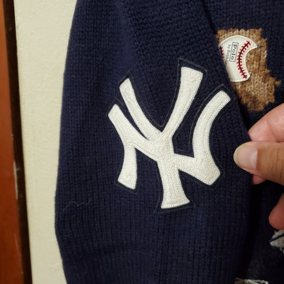 SOLD. Polo ralph lauren new york yankees wool knit sweater. Limited edition - Picture 5 of 12